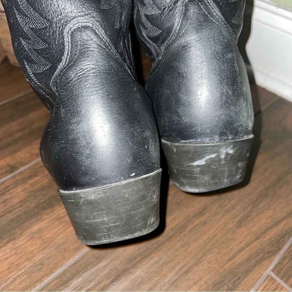 ARIAT Heritage Black Western Men embroidered Cowboy Boots 10.5 D Yellowstone